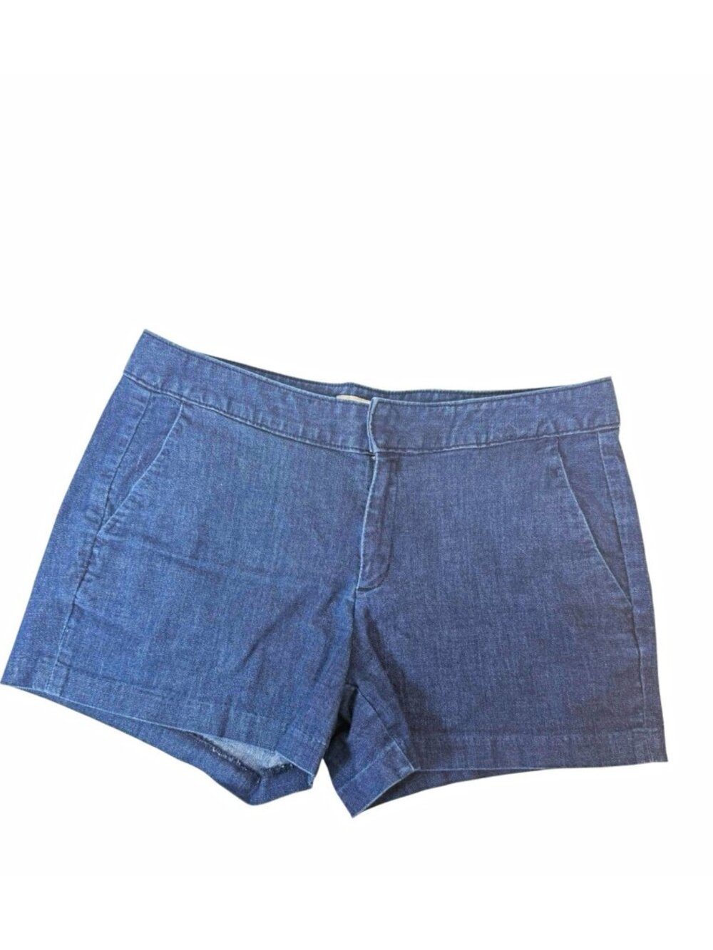 Banana Republic Hampton Fit Women's Blue Denim Chino Shorts 30/10 Stretch *READ*